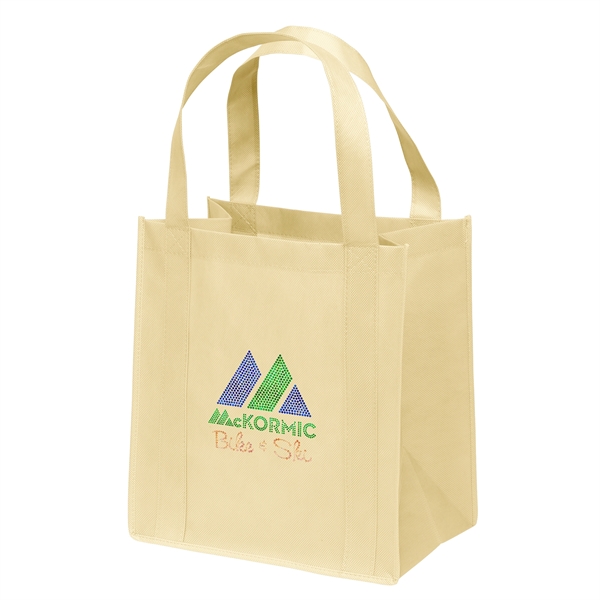 Non-Woven Polypropylene grocery tote with dual reinforced handles.... from ASI 37940 Bag Makers Inc
