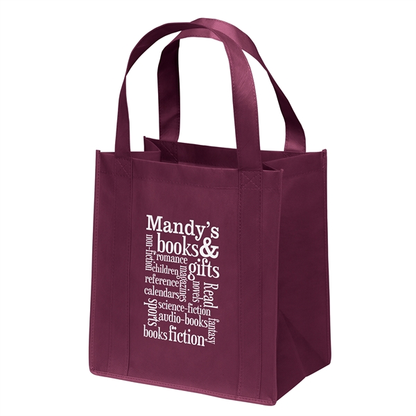 Non-Woven Polypropylene grocery tote with dual reinforced handles.... from ASI 37940 Bag Makers Inc