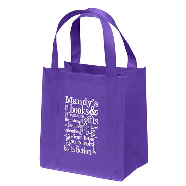 Non-Woven Polypropylene grocery tote with dual reinforced handles.... from ASI 37940 Bag Makers Inc