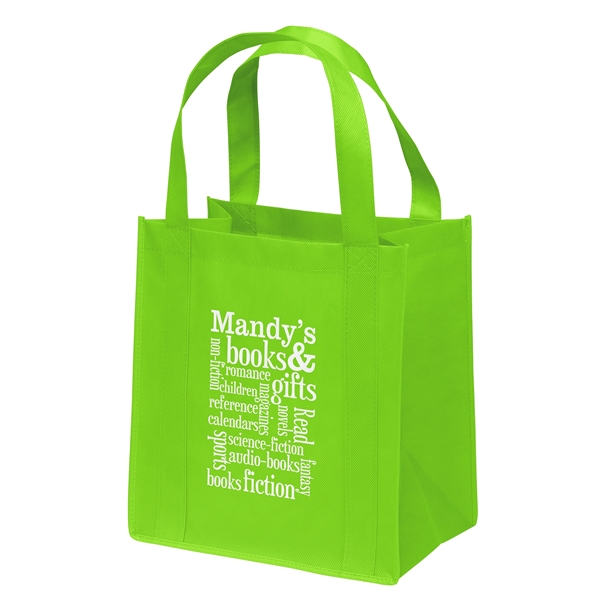 Non-Woven Polypropylene grocery tote with dual reinforced handles.... from ASI 37940 Bag Makers Inc