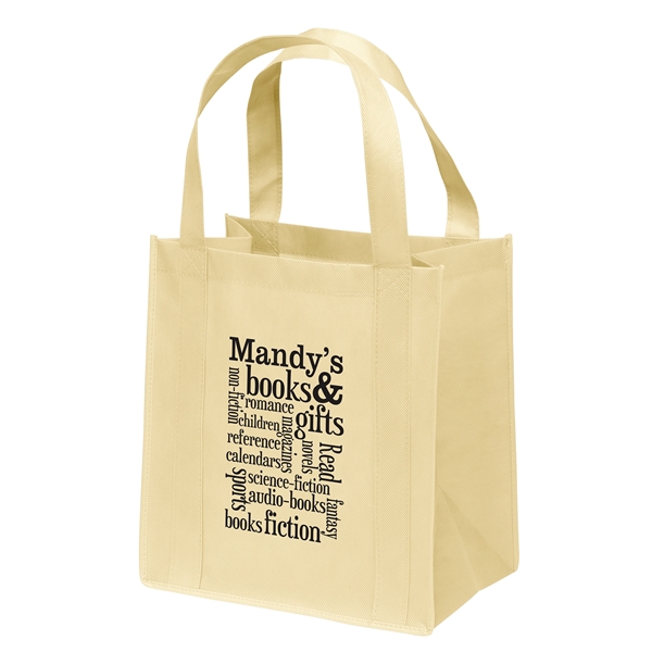 Non-Woven Polypropylene grocery tote with dual reinforced handles.... from ASI 37940 Bag Makers Inc