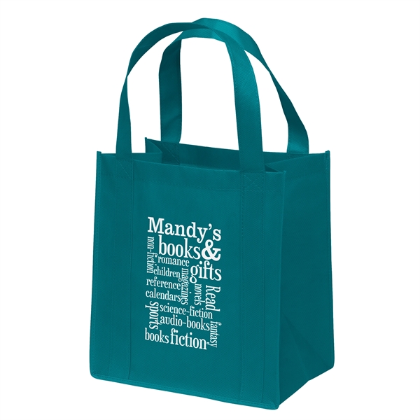 Non-Woven Polypropylene grocery tote with dual reinforced handles.... from ASI 37940 Bag Makers Inc