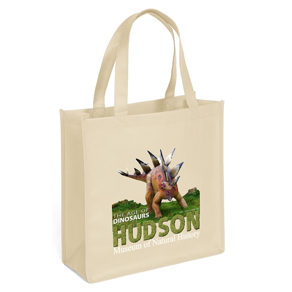 Non-Woven Polypropylene Tote with strong stitched seams and side/bottom gussets.... from ASI 37940 Bag Makers Inc