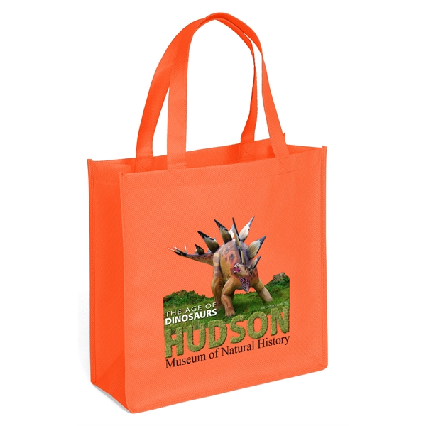 Non-Woven Polypropylene Tote with strong stitched seams and side/bottom gussets.... from ASI 37940 Bag Makers Inc