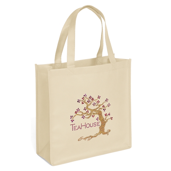 Non-Woven Polypropylene Tote with strong stitched seams and side/bottom gussets.... from ASI 37940 Bag Makers Inc