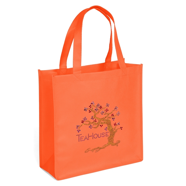 Non-Woven Polypropylene Tote with strong stitched seams and side/bottom gussets.... from ASI 37940 Bag Makers Inc