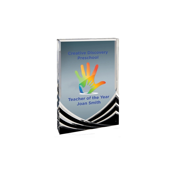 5" x 7" Black Rectangle Soaring Acrylic Award... from ASI 74601 Calico