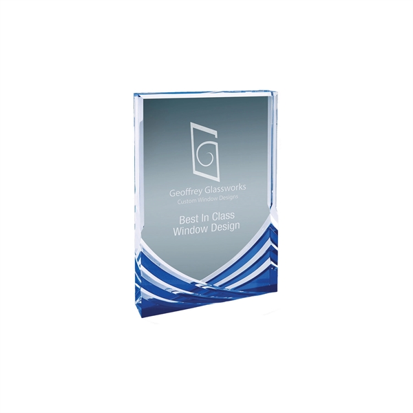 5" x 7" Blue Rectangle Soaring Acrylic Award... from ASI 74601 Calico