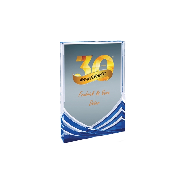 5" x 7" Blue Rectangle Soaring Acrylic Award... from ASI 74601 Calico