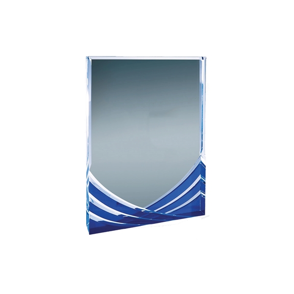 6" x 8" Blue Rectangle Soaring Acrylic Award... from ASI 74601 Calico