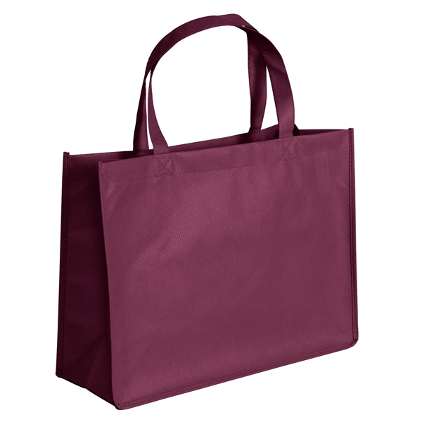 Non-Woven Polypropylene Tote with strong stitched seams and side/bottom gussets.... from ASI 37940 Bag Makers Inc