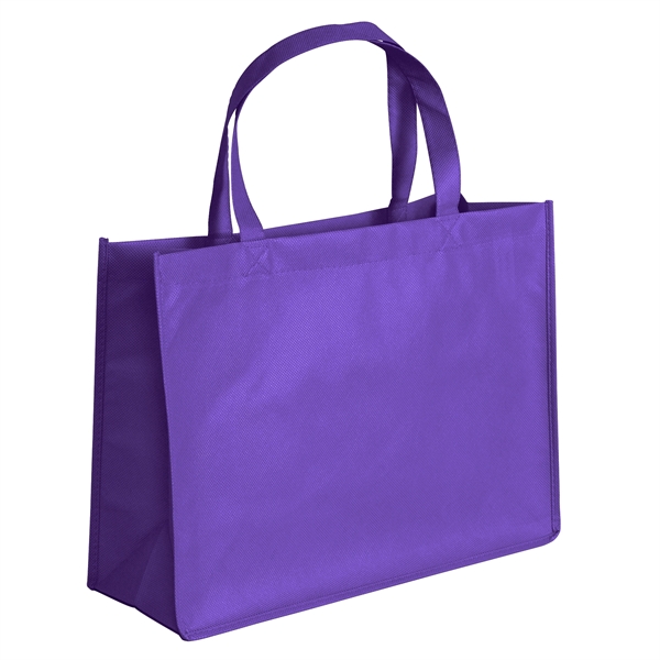 Non-Woven Polypropylene Tote with strong stitched seams and side/bottom gussets.... from ASI 37940 Bag Makers Inc