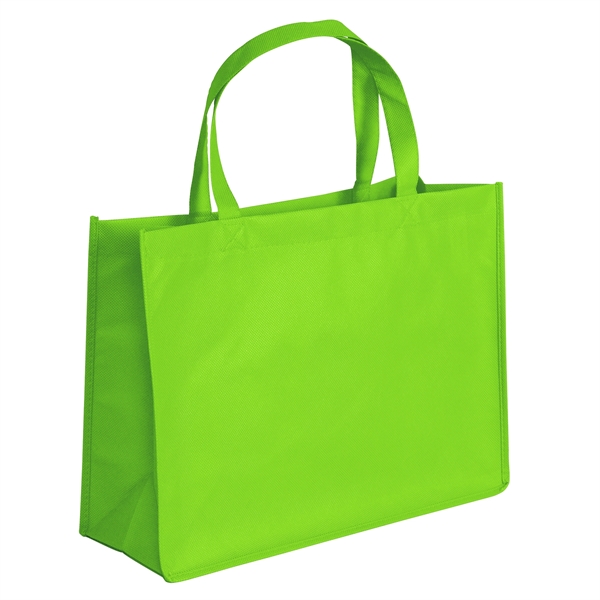 Non-Woven Polypropylene Tote with strong stitched seams and side/bottom gussets.... from ASI 37940 Bag Makers Inc