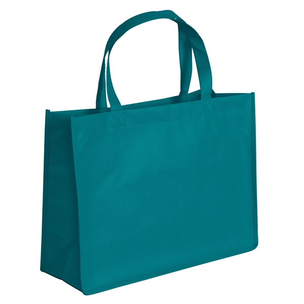 Non-Woven Polypropylene Tote with strong stitched seams and side/bottom gussets.... from ASI 37940 Bag Makers Inc