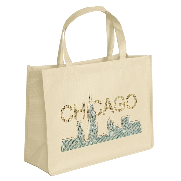 Non-Woven Polypropylene Tote with strong stitched seams and side/bottom gussets.... from ASI 37940 Bag Makers Inc