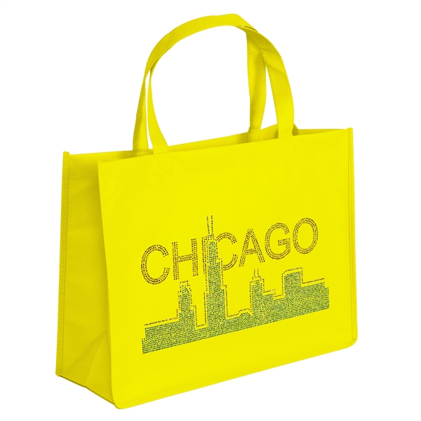 Non-Woven Polypropylene Tote with strong stitched seams and side/bottom gussets.... from ASI 37940 Bag Makers Inc