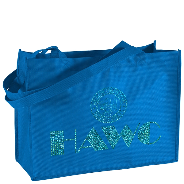 Non-Woven Polypropylene Tote with strong stitched seams and side/bottom gussets.... from ASI 37940 Bag Makers Inc