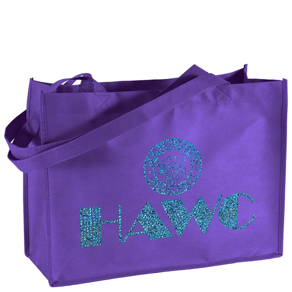 Non-Woven Polypropylene Tote with strong stitched seams and side/bottom gussets.... from ASI 37940 Bag Makers Inc