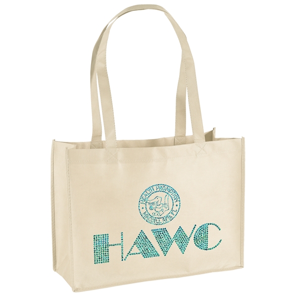 Non-Woven Polypropylene Tote with strong stitched seams and side/bottom gussets.... from ASI 37940 Bag Makers Inc