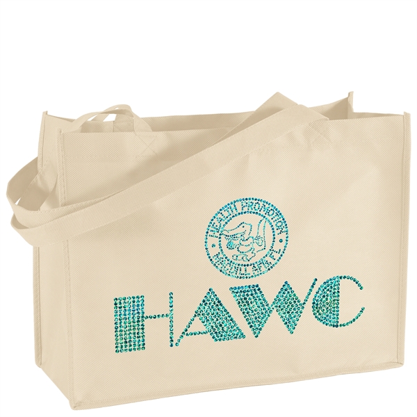 Non-Woven Polypropylene Tote with strong stitched seams and side/bottom gussets.... from ASI 37940 Bag Makers Inc