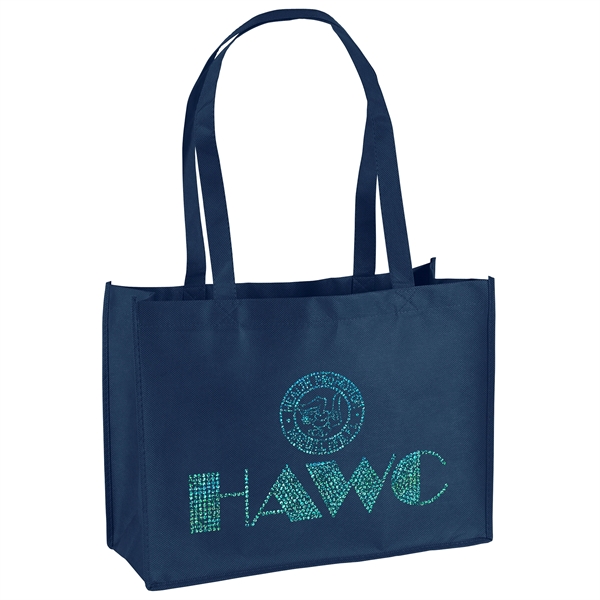 Non-Woven Polypropylene Tote with strong stitched seams and side/bottom gussets.... from ASI 37940 Bag Makers Inc