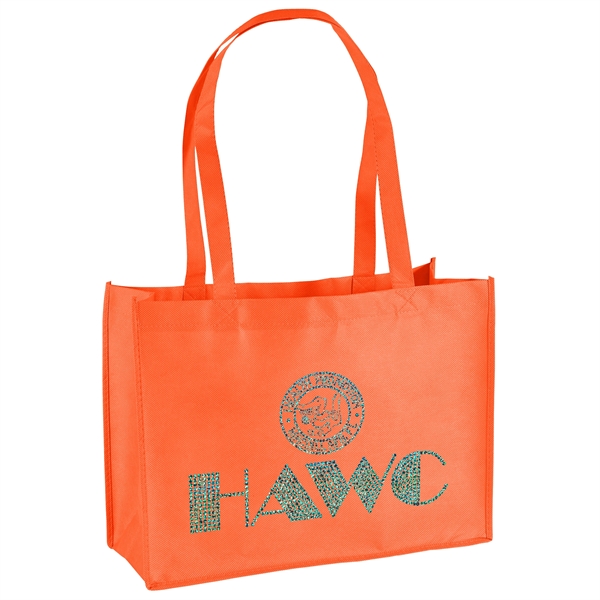 Non-Woven Polypropylene Tote with strong stitched seams and side/bottom gussets.... from ASI 37940 Bag Makers Inc