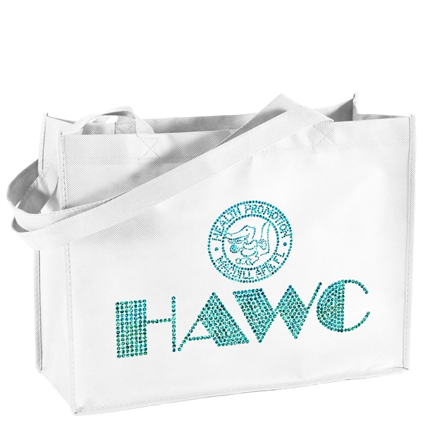 Non-Woven Polypropylene Tote with strong stitched seams and side/bottom gussets.... from ASI 37940 Bag Makers Inc