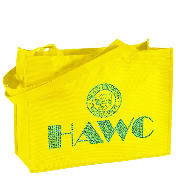 Non-Woven Polypropylene Tote with strong stitched seams and side/bottom gussets.... from ASI 37940 Bag Makers Inc