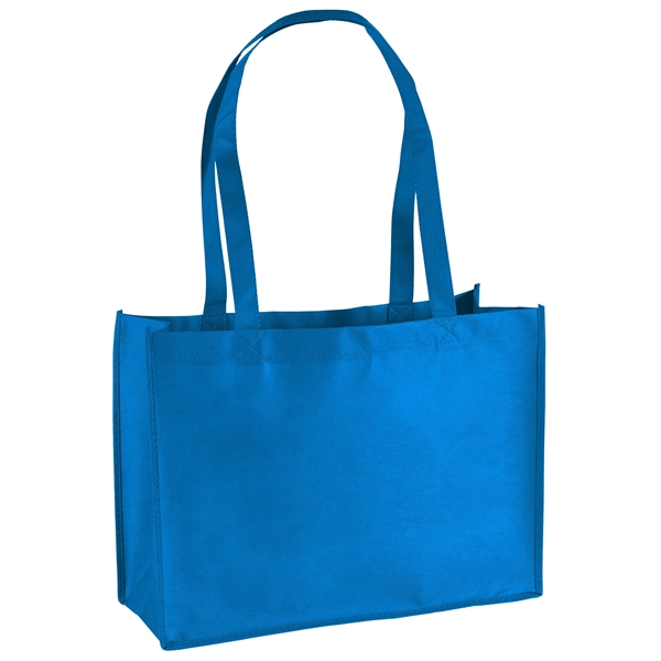 Non-Woven Polypropylene Tote with strong stitched seams and side/bottom gussets.... from ASI 37940 Bag Makers Inc