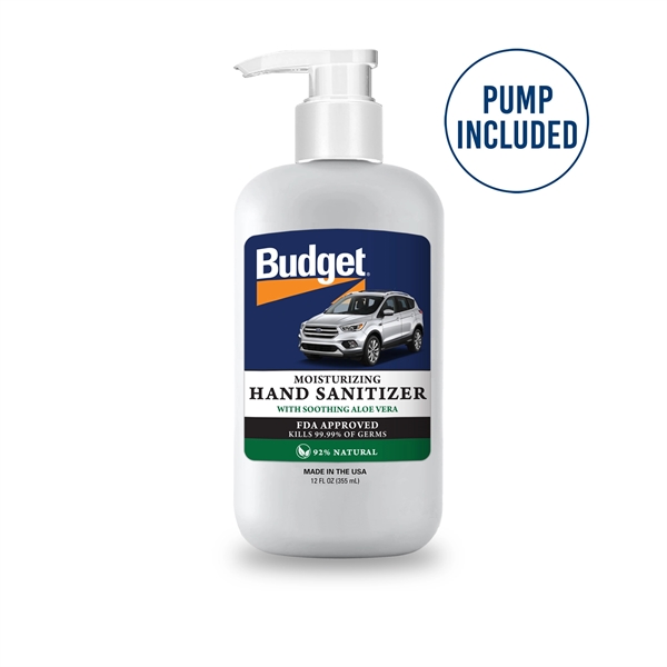 12 oz. bottle of Aloe Vera hand sanitizer.... from ASI 61005 Hirsch Gift Inc / HG