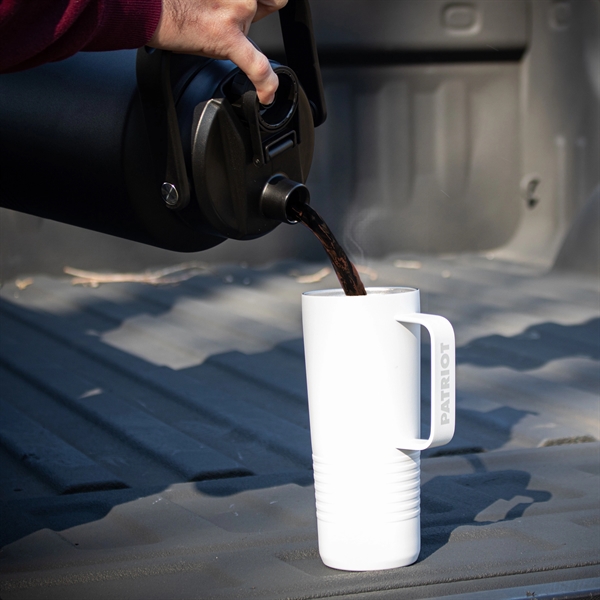 Patriot Coolers 19oz insulated stainless steel travel mug... from ASI 61005 Hirsch Gift Inc