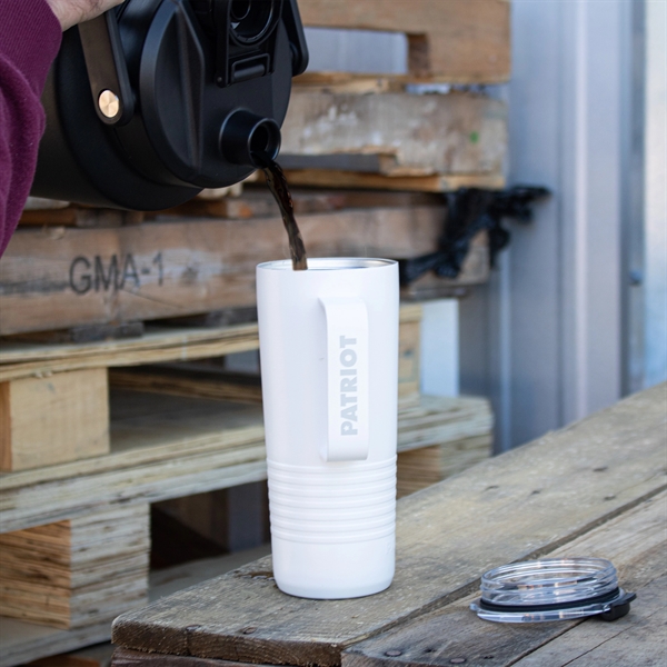 Patriot Coolers 19oz insulated stainless steel travel mug... from ASI 61005 Hirsch Gift Inc