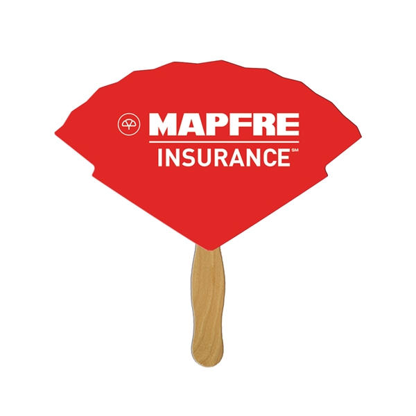 Oriental Hand Fan Full Color (1 Side)... from ASI 67620 Lion Circle Corp