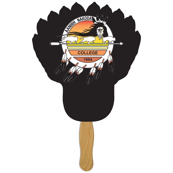 Feather Hand Fan Full Color (1 Side)... from ASI 67620 Lion Circle Corp