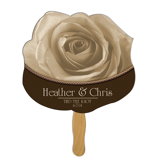Flower Hand Fan Full Color (1 Side)... from ASI 67620 Lion Circle Corp