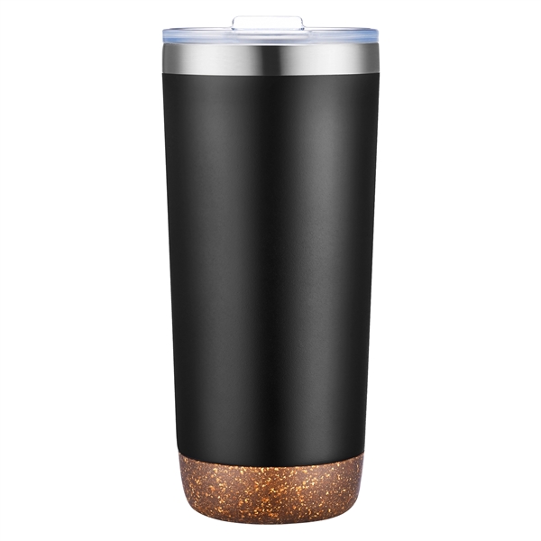 20 Oz. Stainless Steel Vacuum Tumbler with Powder Coating and Cork... from ASI 99030 Zipline / Zipline®