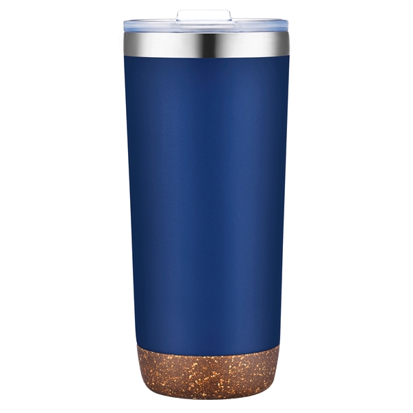 20 Oz. Stainless Steel Vacuum Tumbler with Powder Coating and Cork... from ASI 99030 Zipline / Zipline®