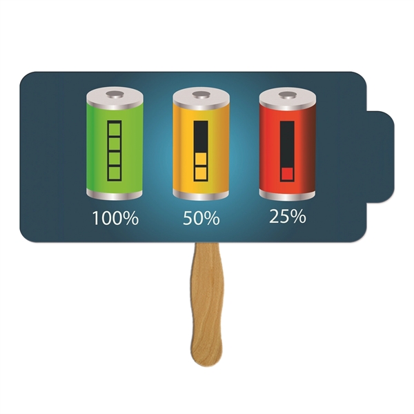 Battery Hand Fan Full Color (1 Side)... from ASI 67620 Lion Circle Corp