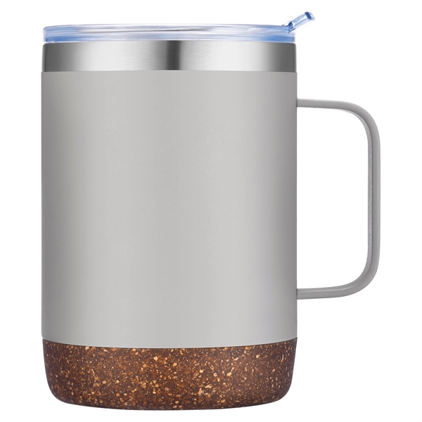 12 oz. Stainless Steel Vacuum Mug with Powder Coating and Cork... from ASI 99030 Zipline / Zipline®