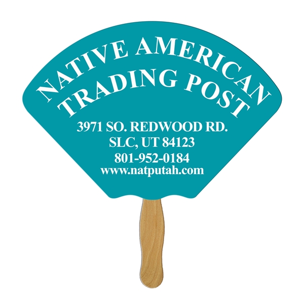 Shell Hand Fan Full Color (1 Side)... from ASI 67620 Lion Circle Corp