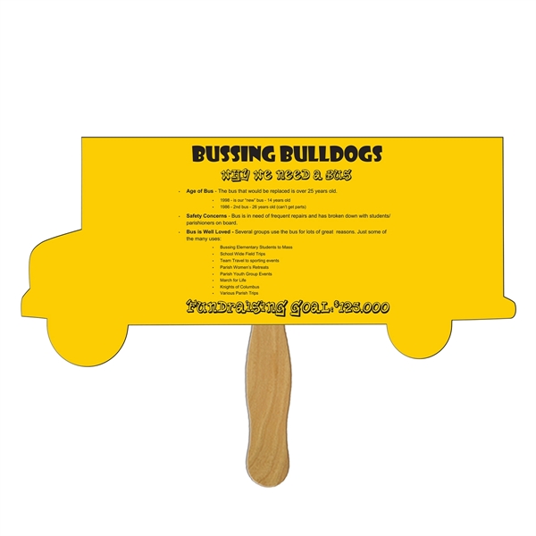 Moving Truck Hand Fan Full Color (1 Side)... from ASI 67620 Lion Circle Corp