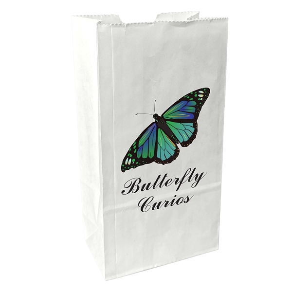 Paper Popcorn Specialty Bag with serrated cut top.... from ASI 37940 Bag Makers Inc