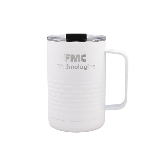 16 oz. insulated stainless steel mug with handle.... from ASI 61005 Hirsch Gift Inc / Patriot