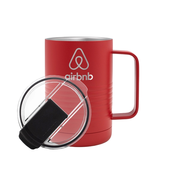 16 oz. insulated stainless steel mug with handle.... from ASI 61005 Hirsch Gift Inc / Patriot