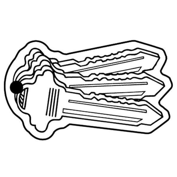 Key Tags - Soft Vinyl - Spot Color Screen Print -... from ASI 80210 Quikey Mfg Co Inc / Quikey Line