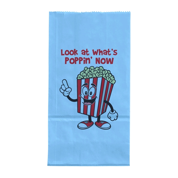 Paper Popcorn Specialty Bag with serrated cut top.... from ASI 37940 Bag Makers Inc