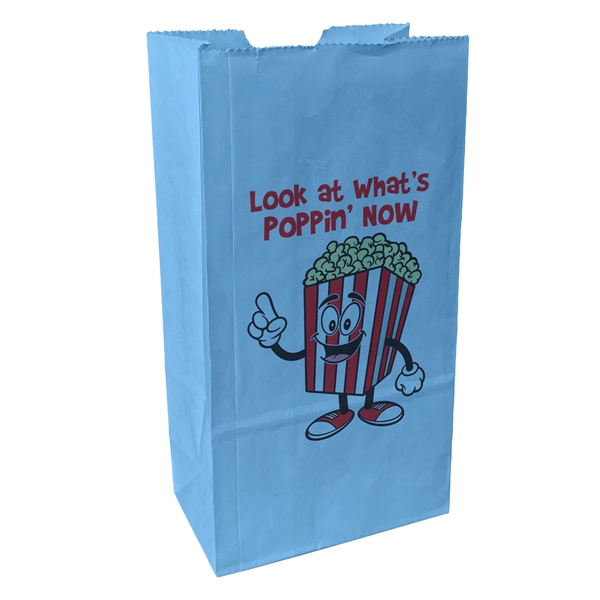 Paper Popcorn Specialty Bag with serrated cut top.... from ASI 37940 Bag Makers Inc
