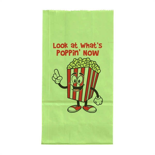 Paper Popcorn Specialty Bag with serrated cut top.... from ASI 37940 Bag Makers Inc