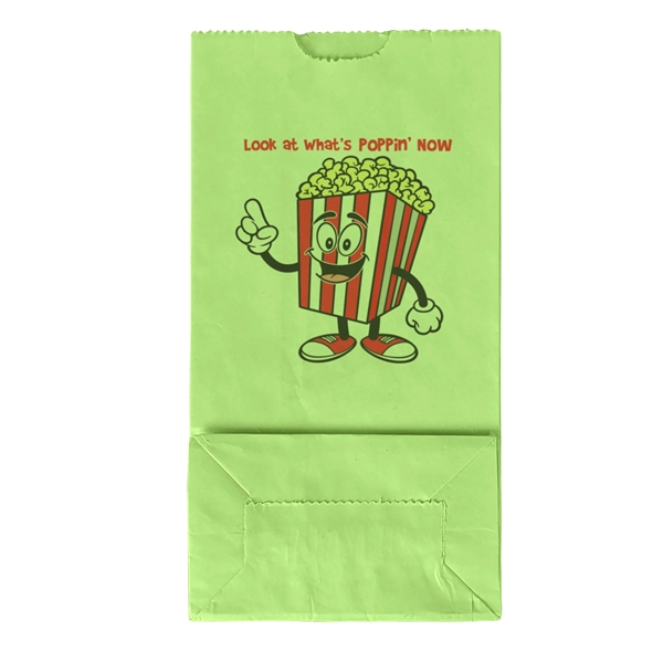 Paper Popcorn Specialty Bag with serrated cut top.... from ASI 37940 Bag Makers Inc