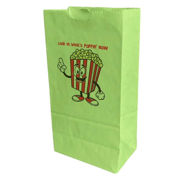 Paper Popcorn Specialty Bag with serrated cut top.... from ASI 37940 Bag Makers Inc